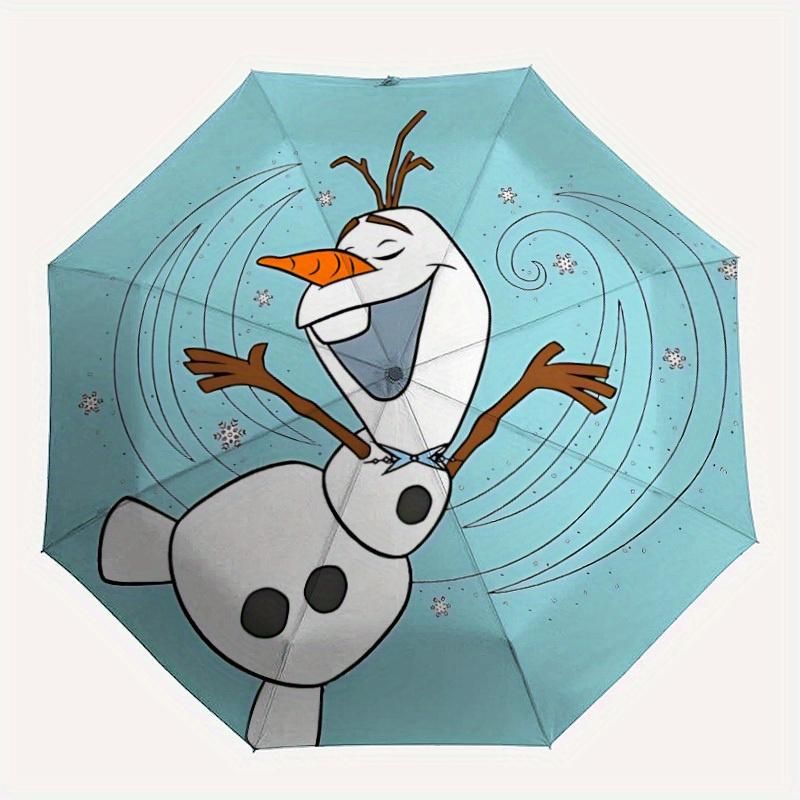 

1pc Olaf Automatic Open/close Folding Umbrella, Compact Portable Travel Umbrella, Perfect Gift for FriendsCute Umbrella y250812023