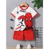 The 2025 Summer New Children's Set Featuring 3D Printed Cartoon Superheroes Is Breathable, Lightweight