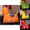 Horse Year Lucky Plush Cushion With Pp Cotton Filling For Home Decor And Gift