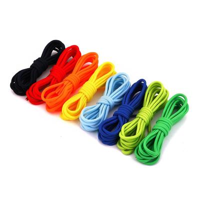 4mm Kulaté polyesterové barevné tkaničky do bot pro Flyknit, skate boty, AJ tenisky, turistické boty a šňůrky do klobouků/kalhot