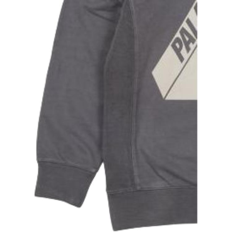 Palace X Porter Collaboration SS23 Back Logo Print Casual Loose Hoodie Unisex hoodies Cement-Gray PAL-SS23-104