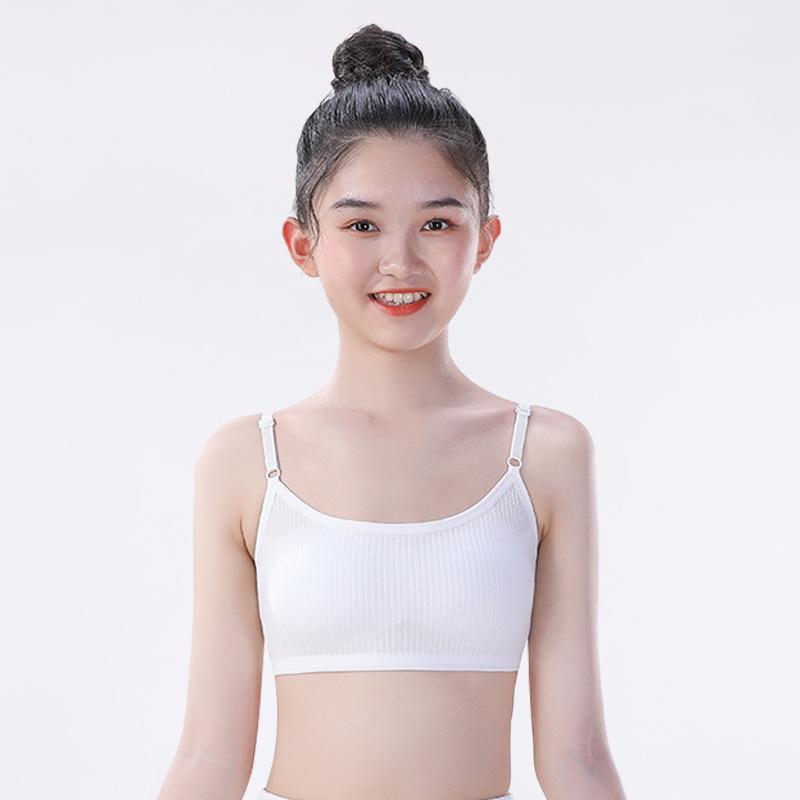 

Подростковый регулируемый хлопковый бюстгальтер-бандо для учениц средней и старшей школы, возраст 12-18 лет One Size (50-110 lbs)