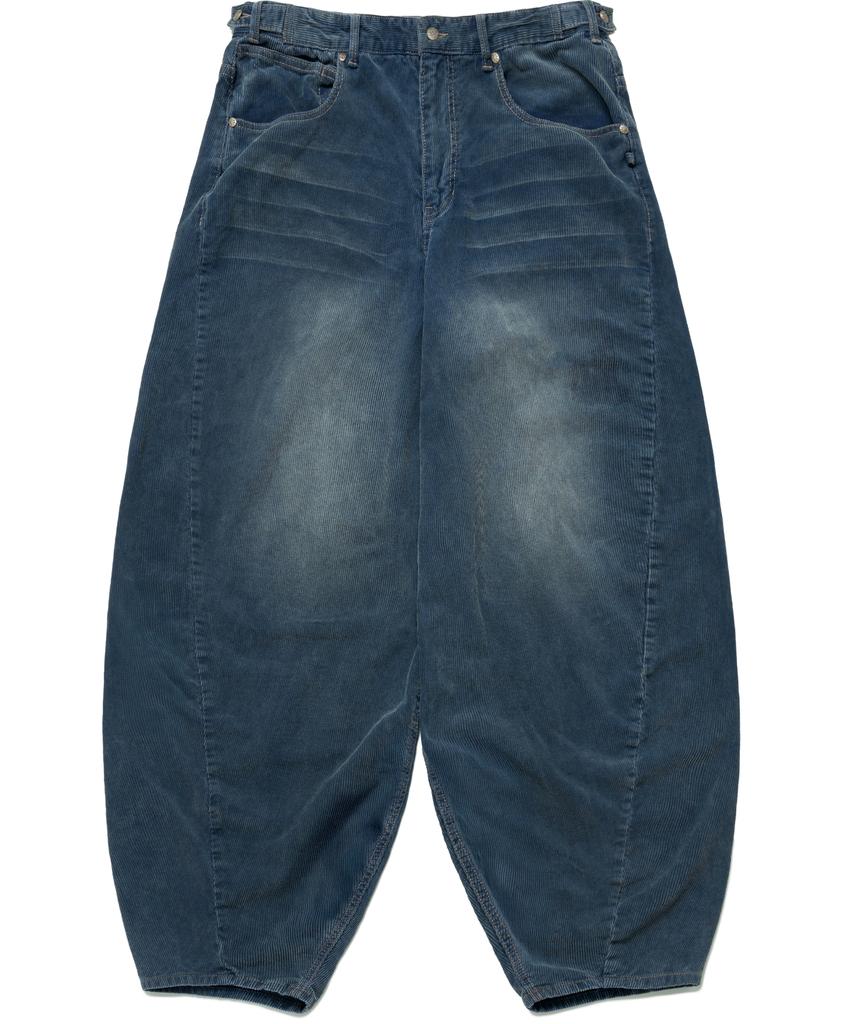 IDWS Viego Corduroy Balloon Pants Dark Indigo
