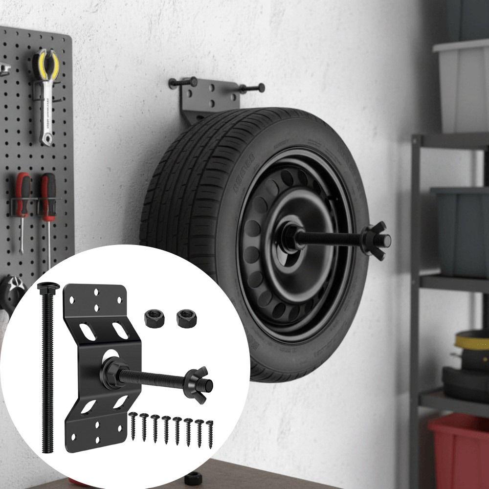 Heavy Duty Enclosed Trailer Tire Bracket Spare Tire Mounting Bracket  For Enclosed Trailers