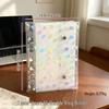 Colorful Laser Heart PVC Loose-Leaf Binder & Replacement Cover - A5/A6/A7/M5