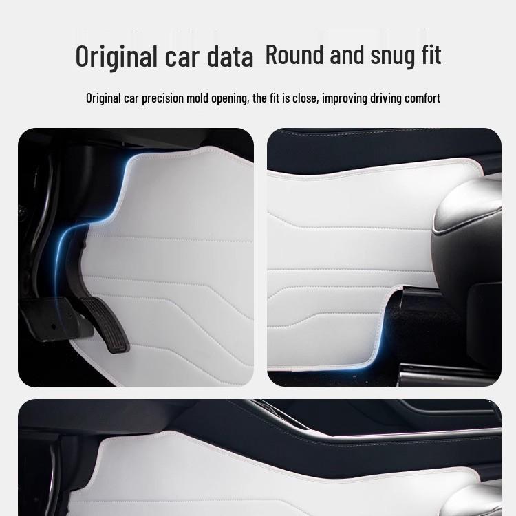 Anti-kick and dirt protection pads for Tesla Model YL/Y/3 center console sides