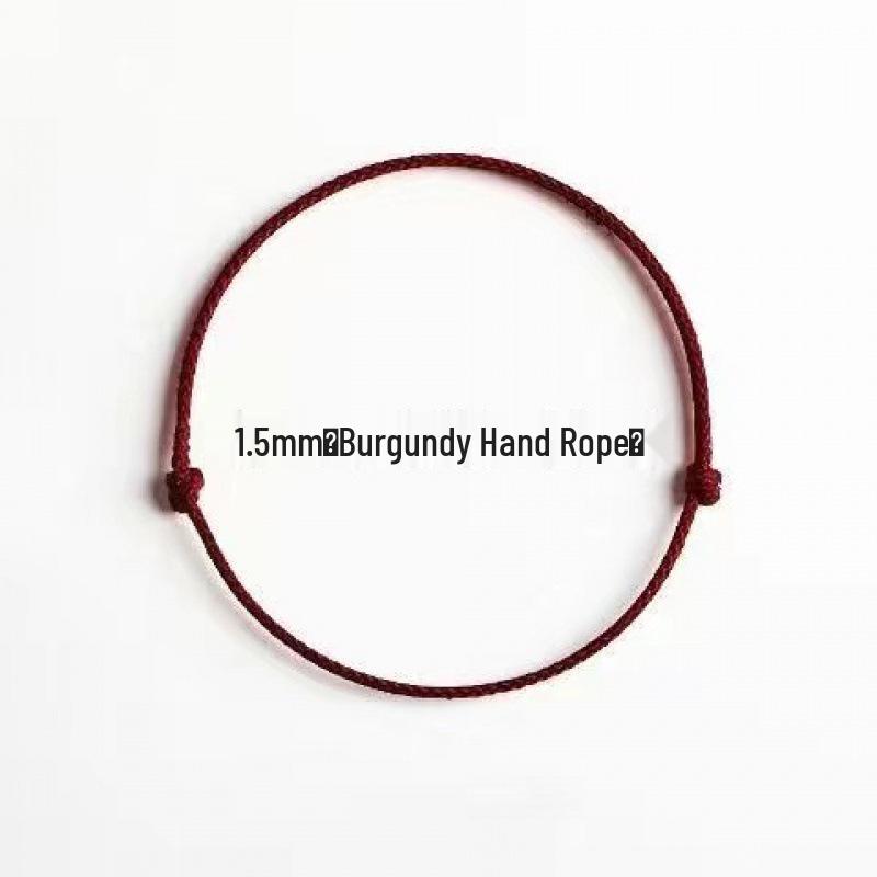 Red String Benmingnian Hand Rope: Men's Bracelet, Women's Anklet, Couple's Anklet