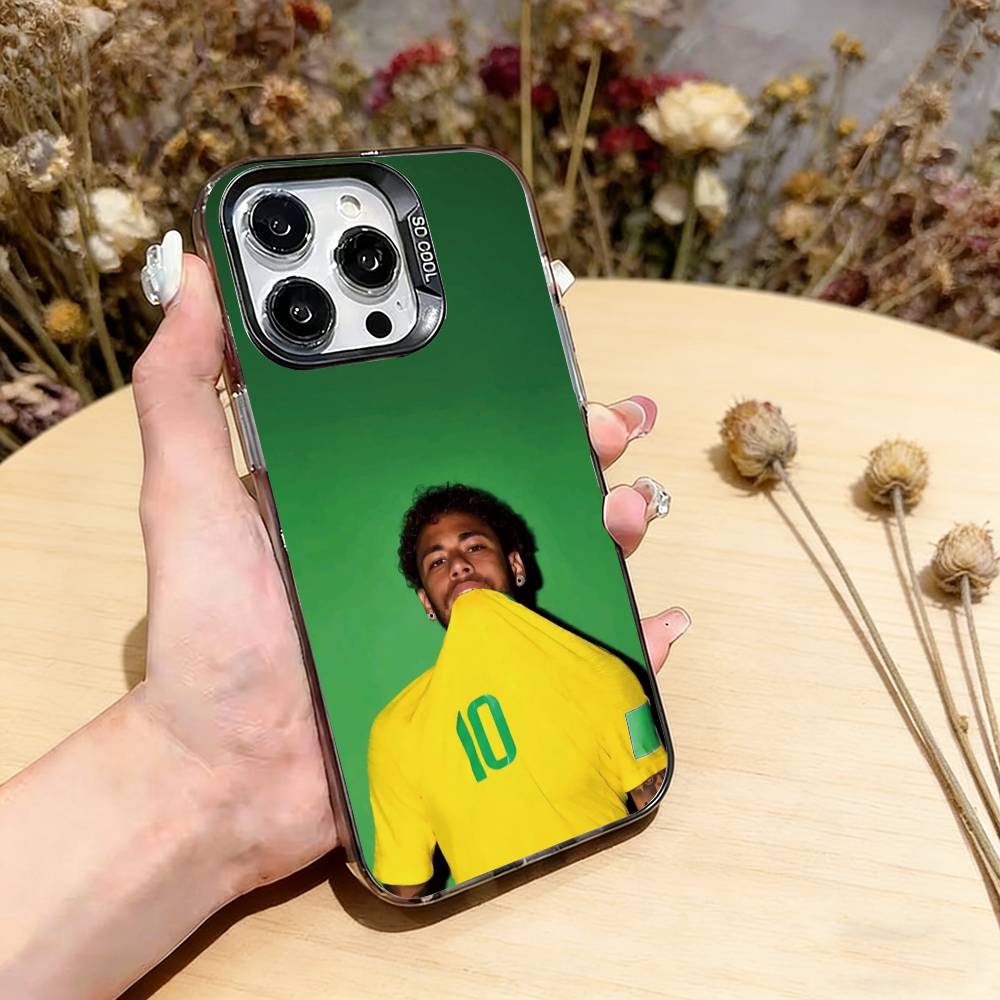 

Футбольная звезда 10 Неймар Чехол для телефона для iPhone 17,16,15,14,13,12,11 Plus,Pro Max,XS,Разноцветный Серебристый Черный Чехол iPhone11ProMax