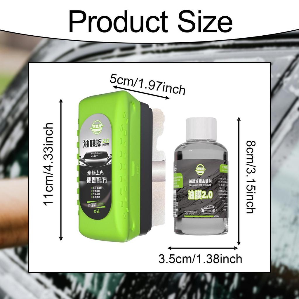 Automotive Oil Film Cleaning Brush Glass Board Care for Window Windshield Multifunctional