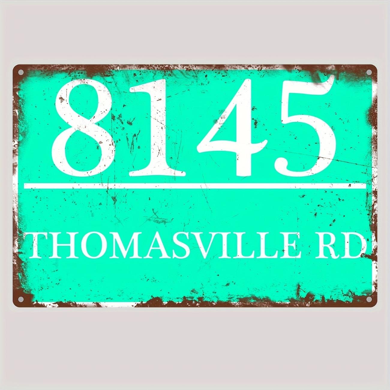 Customizable Retro Metal Sign 30x20cm Home Outdoor Decor