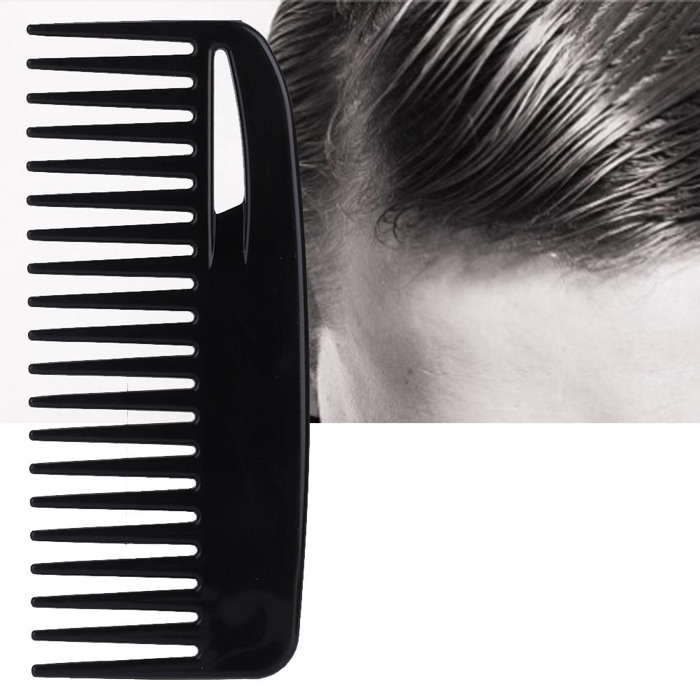 Colorful Large Wide Tooth Hair Styling Comb Anti Static Hairdressing Comb Hairstyle Tool Black