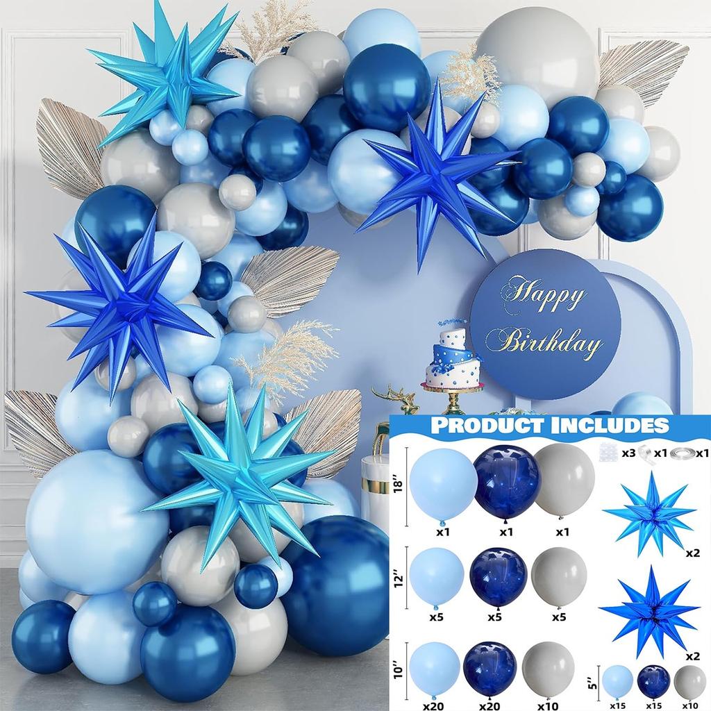 Forest Series Green Balloon Chain Set Children'S Birthday Theme Party Decoration Jungle Arrangement Balloon