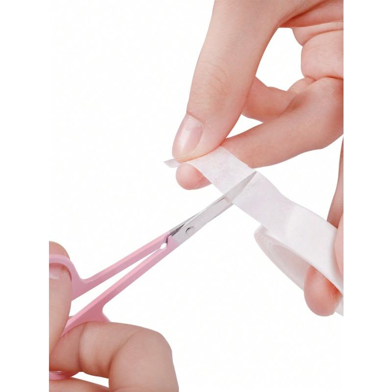 1pc Stainless Steel Eyebrow Trimming Scissors For Fake Eyelashes Trimming, Nose Hair, Beard, Facial Hair Removal Tool