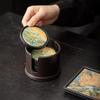 Chinese Style Ceramic Tea Coaster - Kung Fu Tea Ceremony Heat Insulation Cup Mat & Stand Accessories