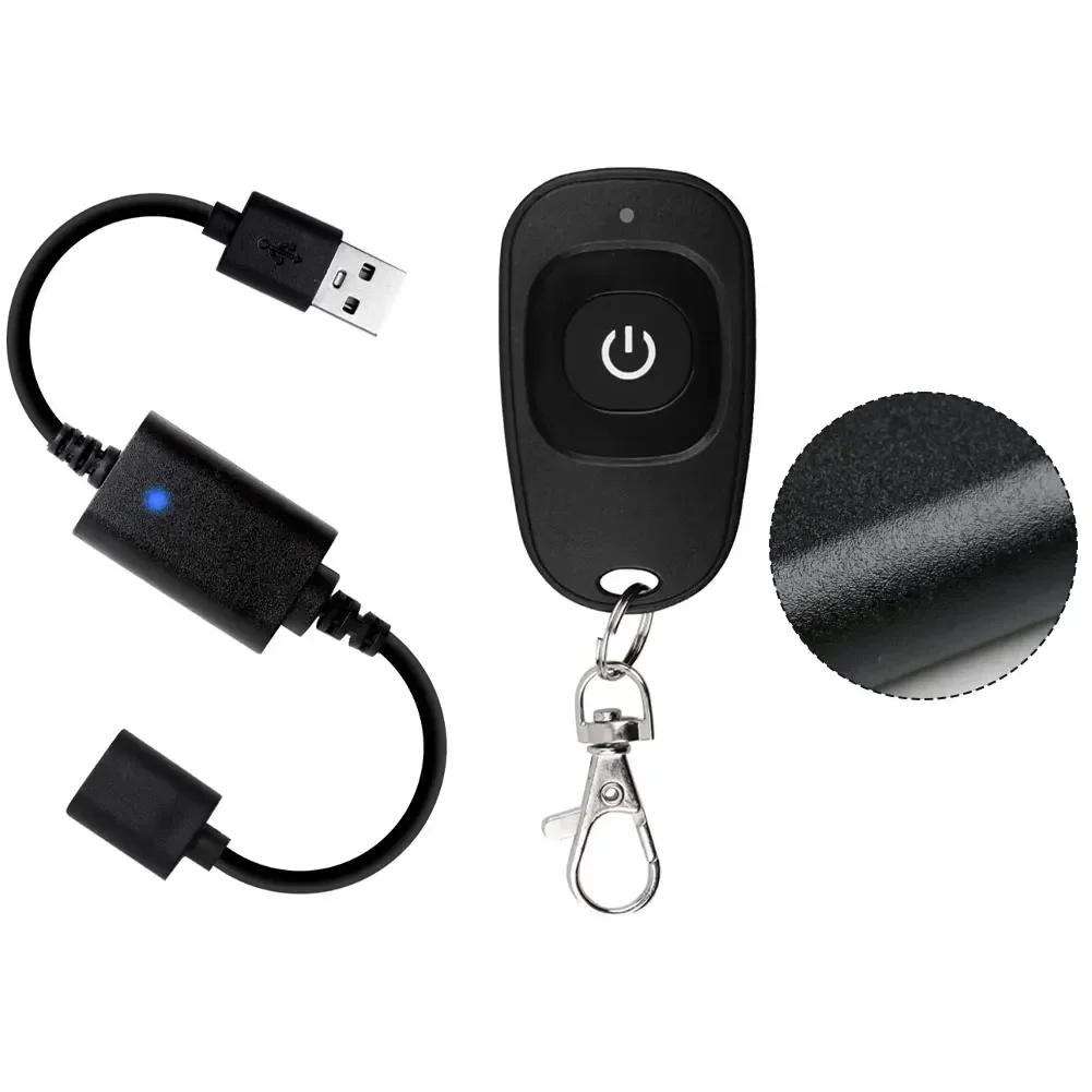Wireless USB RF Remote Control Switch for LED Lights Fans Compact Design Energy Efficient Operation 43392 MHz Frequency