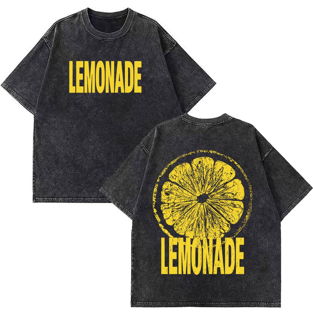 Louis Tomlinson Lemonade Tour Merch Vintage Washed T Shirt Unisex Summer Fashion Tshirts Oversized Aesthetic Trendy Tshirts