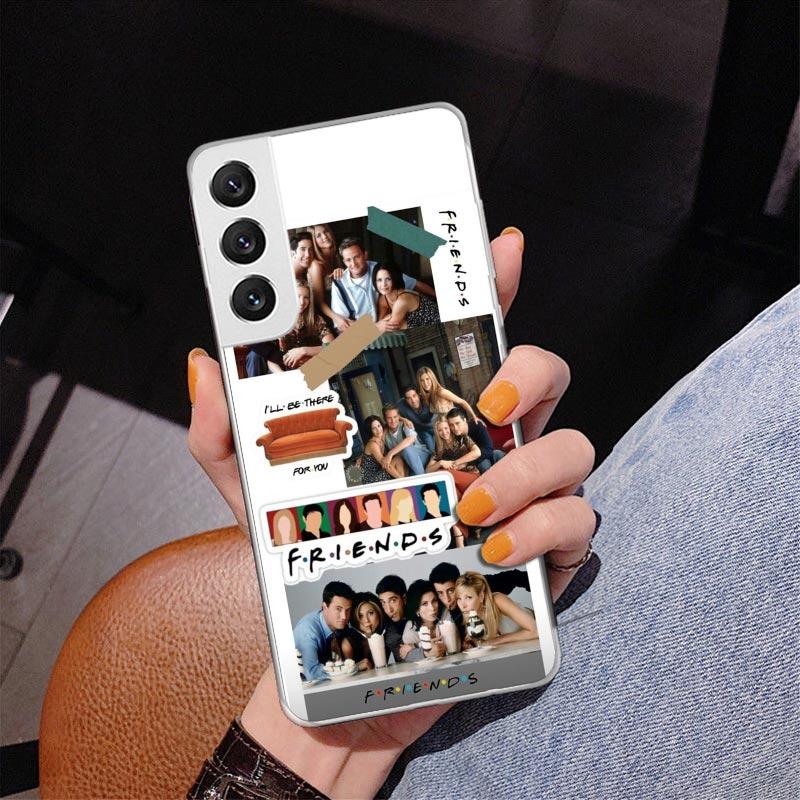 Friends Tv Show Funny Family Phone Case For Samsung Galaxy S24 S25 Edge S26 Ultra S23 S22 S21 Plus S20 FE + Personalized Print C