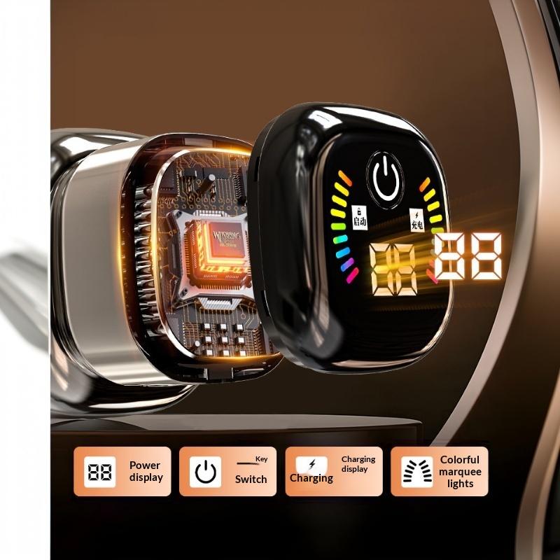 1 Set Bald Head Gadget New Upgraded Digital Hair Clipper Electric Hair Clipper Electric Pusher Dual-Purpose Shaver
