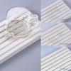 White Rectangle Diatomite Coasters Set Absorbent Stone Mats for Soap Dishes Plants Toiletries Modern Home Decor Fast Drying