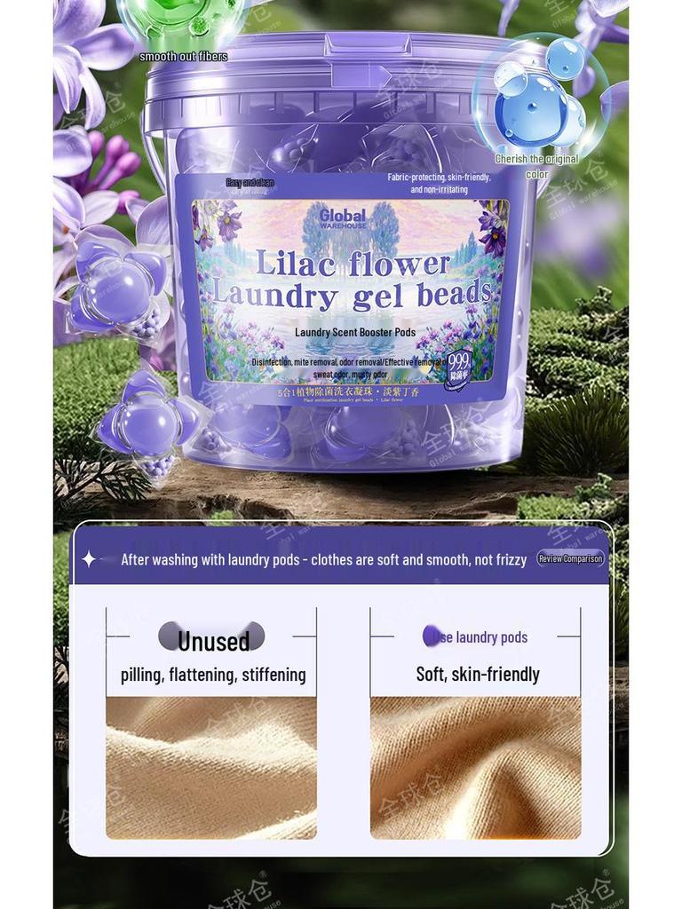 Multi-Chamber Laundry Pods: Stain Removal, Fragrance Boost, Sterilization, and Mite Removal Capsules.