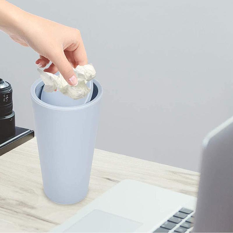 Mini Cestino per Rifiuti Auto Portatile Cestino per Rifiuti in Plastica Impermeabile Cestino per Rifiuti da Scrivania Interni Auto Ufficio Casa Contenitore per Rifiuti Organizza