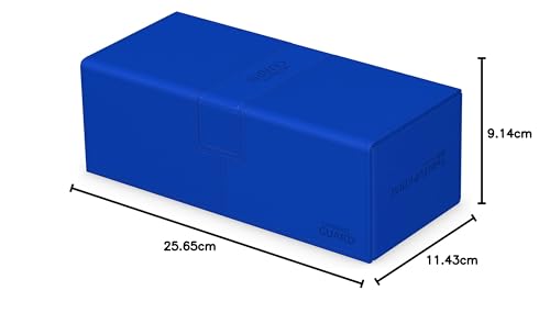 Ultimate Guard Twin Flip 'n' Tray Deck Case 266+ Xeno Skin Monochrome Blue