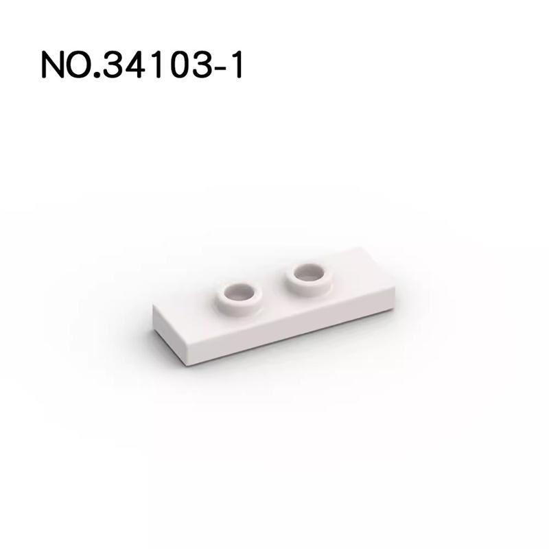 

Non-Toxic 20Pcs Moc Parts 34103 Plate Modified 1 X 3 With 2 Studs Compatible Bricks Diy Assmble Building Blocks Particle Kid Puzzle Toy
