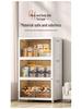 Movable Multi-layer Folding Storage Wardrobe with Wheels