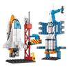 Non-Toxic Aviation Spaceport Model Shuttle Space Rocket Launch Center Building Blocks Construction Spaceship Kids Bricks Creative Toys