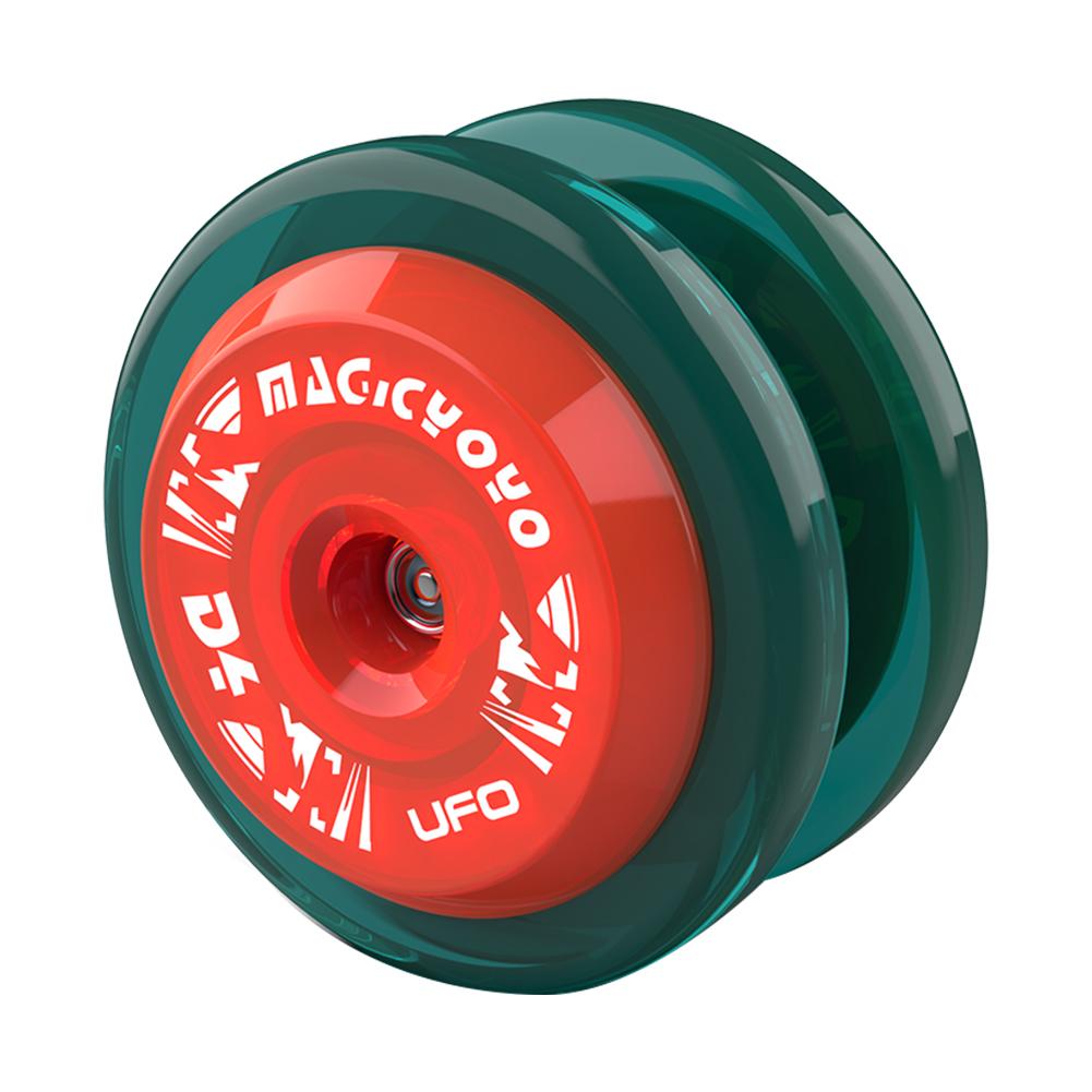 D4 UFO Responsive YOYO Auto Return with Rope String Bearing Trick ABS Plastic YoYo Ball Professional Looping Yo Yo for Beginner