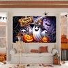 Ghost Pumpkin Photo Backdrop Halloween Decoration for Home Decor