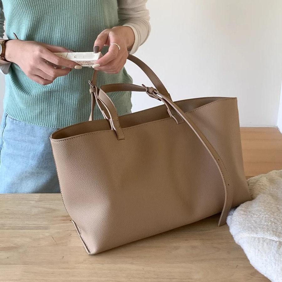 Soft PU Leather Women Tote Bag PU Leather Shoulder Bags for Women Handbags Large Shopper Purses
