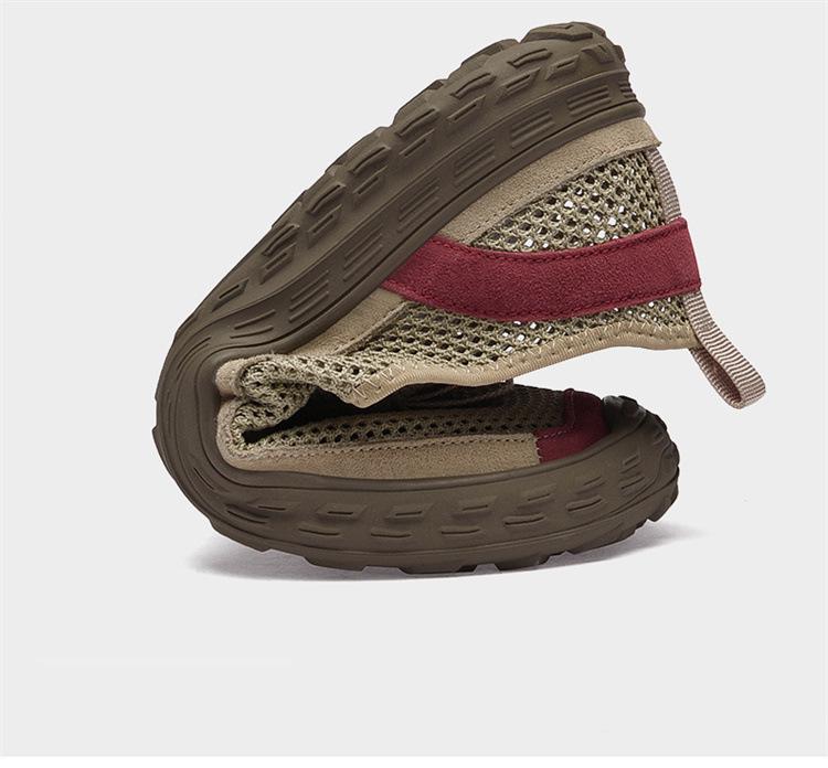 Men's Mesh Slip-on Water Shoes: Lightweight Hiking and Outdoor Trekking Footwear for Summer.