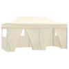 Professional Foldable Party Tent with 4 Side Walls 3*6 M Steel Frame Cream Color