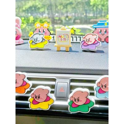 Dopamine Star Kirby Car-Mounted Cute Air Vent Aromatherapy Diffuser Stone Handmade High-End Gift