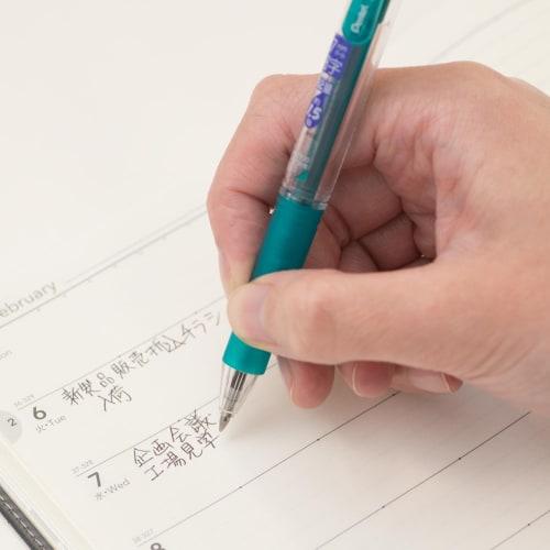 Pentel oil-based ballpoint pen Dot E BK127D 0.7 green axis 10 pieces