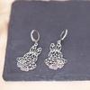 Kinitial Stainless Steel Gate To The Sky Raindrop Cloud Galaxy Solar System Ufo Ghost Earrings For Women Trendy Piercing Jewelry