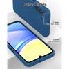 Θήκη υγρής σιλικόνης για Samsung Galaxy A15 4G A 15 A15 5G, θήκη υγρής σιλικόνης, παγκόσμια έκδοση, προστατευτική θήκη πλήρους σώματος, σιλικόνης