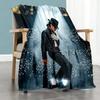 Michael Jackson Blanket Durable Comfort Suitable For Couch Chair Bedding For All Seasons Digital Print Ideal Gift For Birthday Valentine'S Day
