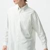 Uniqlo Loose Comfortable Striped Minimalist Long Sleeve Shirt Unisex Shirts 484905-01