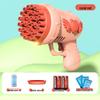 Douyin 69-Hole Light-Up Bubble Gun Rocket Launcher Toy for Kids