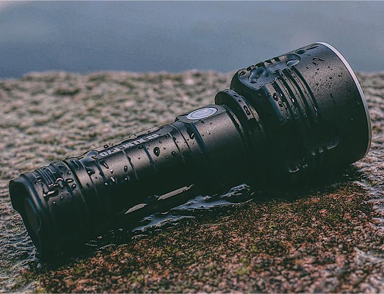 Shenyu P70 Rechargeable Long-Range Flashlight: Super Bright, High-Power, Long-Lasting Searchlight for Outdoor and Home Use.