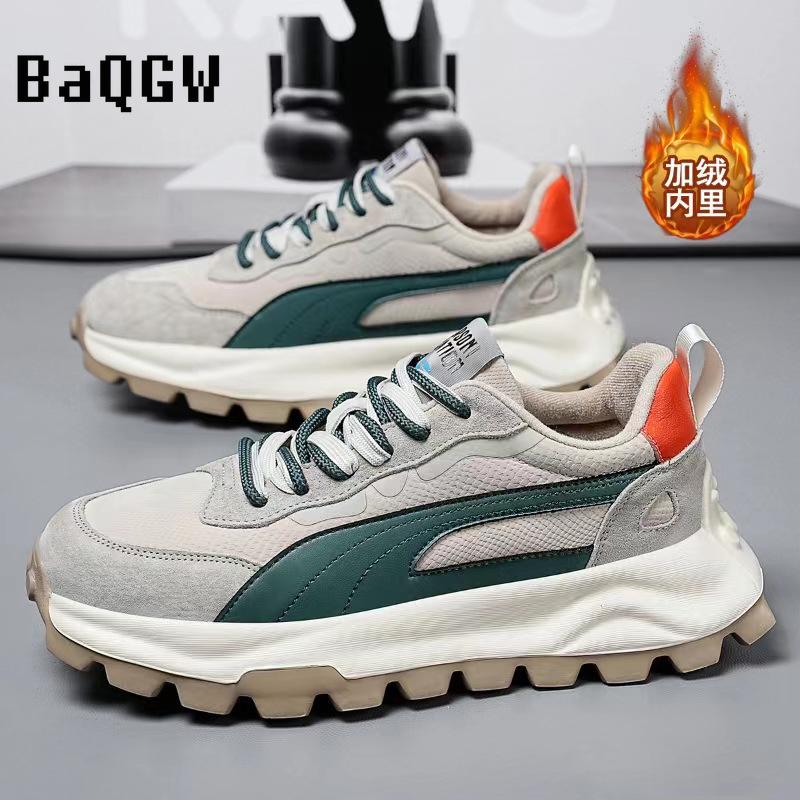 Noua tendință toamnă iarnă pantofi bărbați pantofi sport la modă de designer Alergare în aer liber Confortabil respirabil cald lux cu șireturi