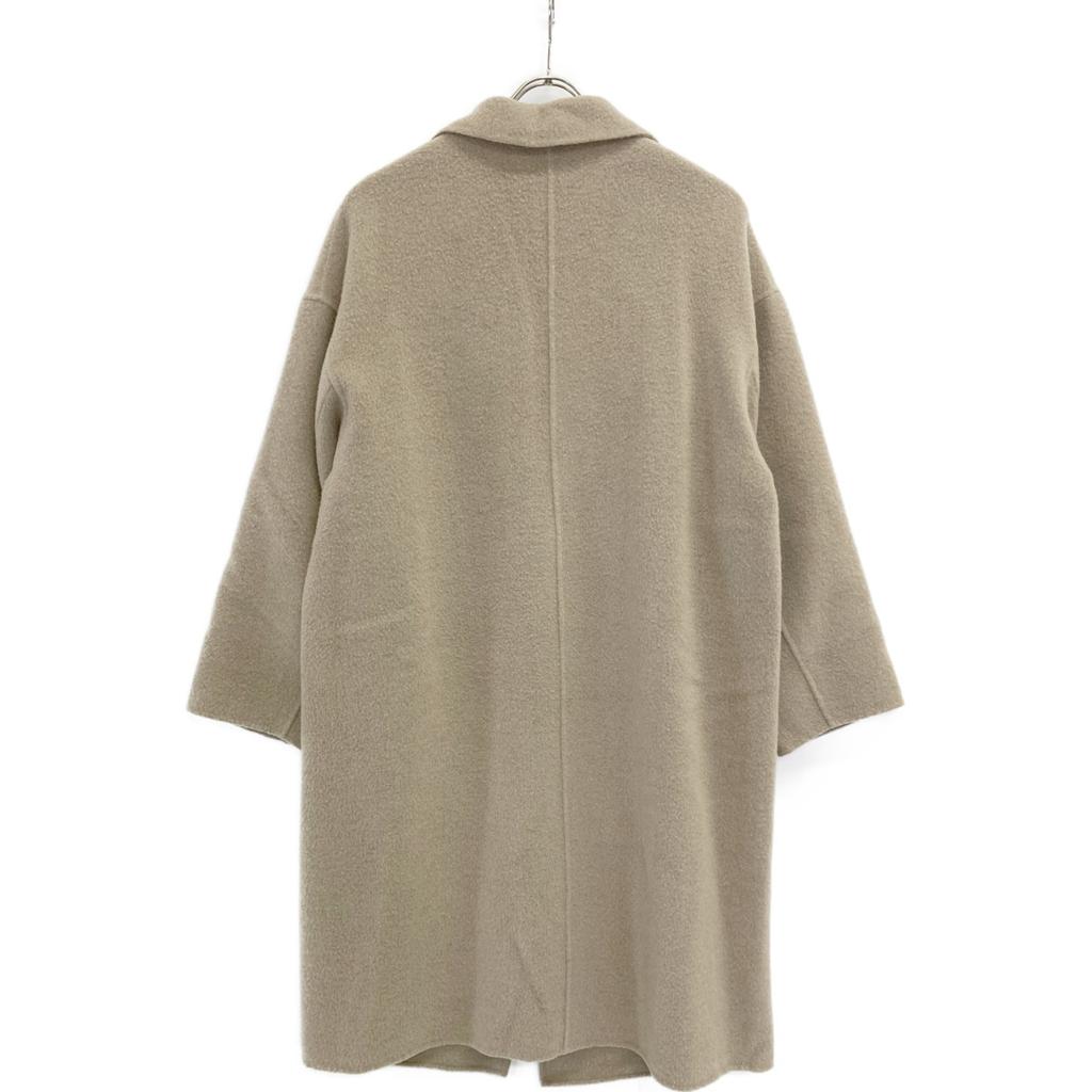 INED Brown Wool Chesterfield Coat Coat 7 beigeUsed