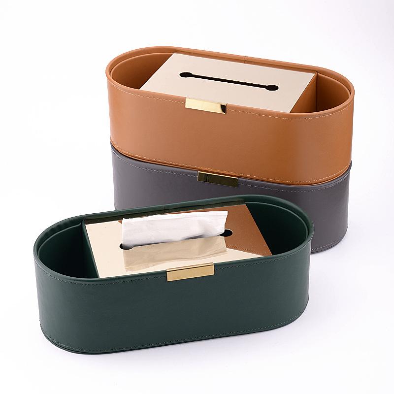 Creative Nordic Tissue Boxes Living Room Desktop Tissue Box Restaurant Napkin Storage Case Modern Decoration Organize Case