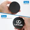 2 Stück Leder-Getränkeuntersetzer Geräuschdämpfend Wasserbecher-Pad Polster für Lexus LS LC RZ IS350 ES300 GS350 CT200h GX460 LX570 RX500h NX300 UX260