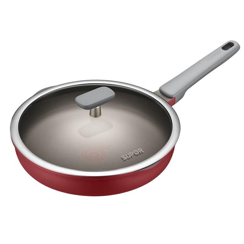 Supor 28CM Red Dot Titanium Frying Pan