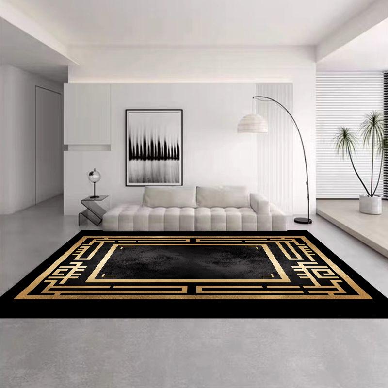 Modern Light Luxury Living Room Rugs Bedroom Nordic Style Decoration Carpet Washable Cloakroom Lounge Mat Non-slip 160x200cm