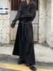 Yohji Yamamoto-Style Genderless Wide-Leg Pants: High-End Japanese Casual Skirt Pants for Men and Women.