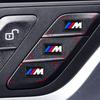 2/5/10 ks Emblém M LOGO z uhlíkových vláken Volant Auto 3D Samolepky Pro BMW M X5 X6 E90 E92 E93 F20 F21 F30 F31 F32 E60 E46 POWER